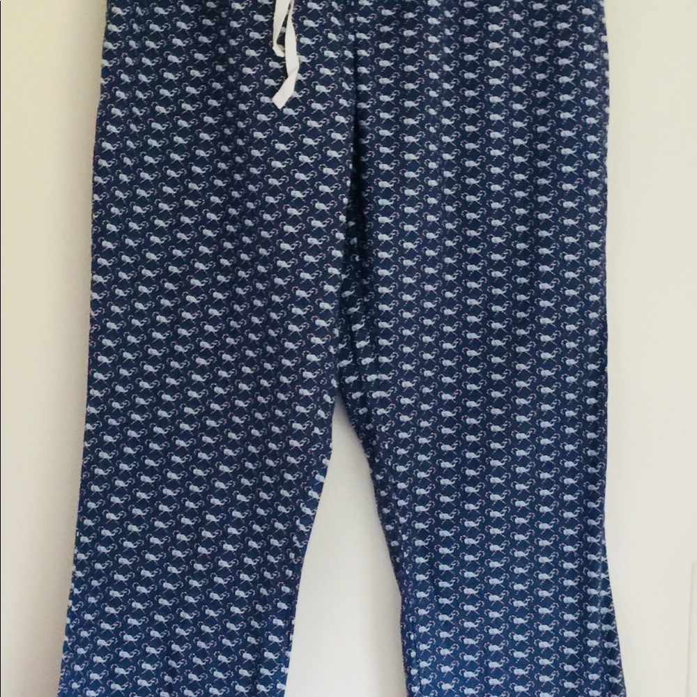 Vineyard Vines Lounge Pants Whales & Candy Canes